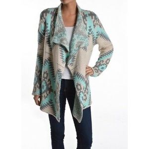 KATE Collection Aztec Cardigan Bonfire Aztec Cardigan S/M